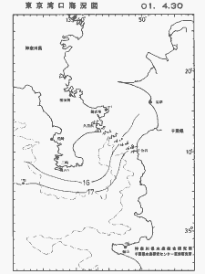 東京湾口海況図(2001/04/30)