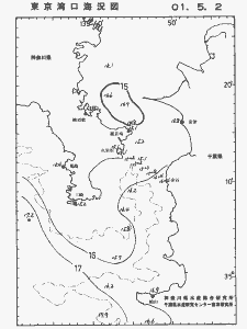 東京湾口海況図(2001/05/02)