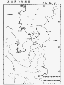 東京湾口海況図(2001/05/03)