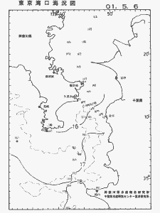 東京湾口海況図(2001/05/06)