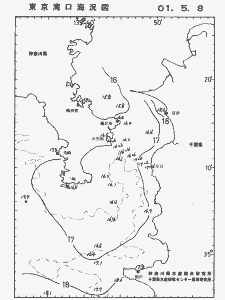 東京湾口海況図(2001/05/08)