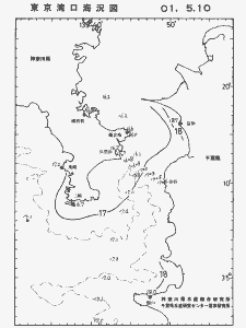 東京湾口海況図(2001/05/10)