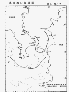 東京湾口海況図(2001/09/17)