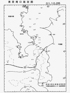 東京湾口海況図(2001/10/26)