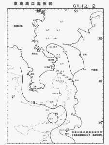 東京湾口海況図(2001/12/02)