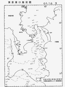 東京湾口海況図(2001/12/03)
