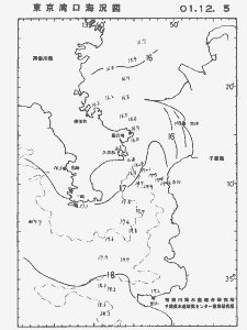 東京湾口海況図(2001/12/05)