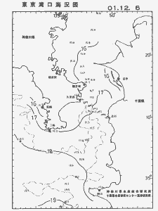 東京湾口海況図(2001/12/06)