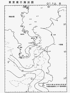 東京湾口海況図(2001/12/08)