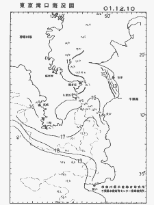 東京湾口海況図(2001/12/10)