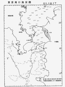 東京湾口海況図(2001/12/17)