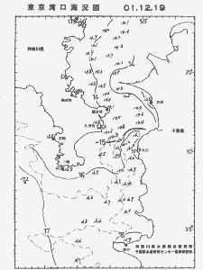 東京湾口海況図(2001/12/19)