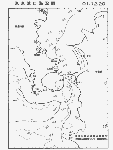 東京湾口海況図(2001/12/20)