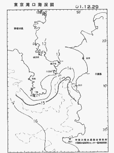東京湾口海況図(2001/12/29)