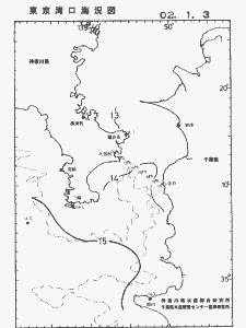 東京湾口海況図(2002/01/03)
