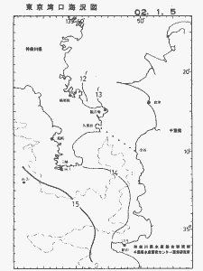 東京湾口海況図(2002/01/05)