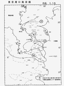 東京湾口海況図(2002/01/10)
