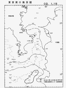 東京湾口海況図(2002/01/15)