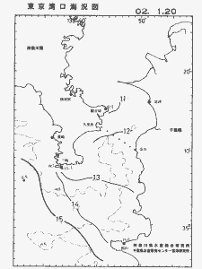 東京湾口海況図(2002/01/20)