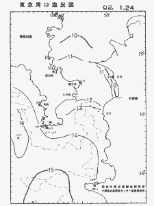 東京湾口海況図(2002/01/24)
