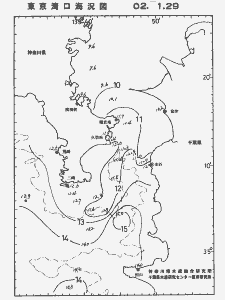 東京湾口海況図(2002/01/29)