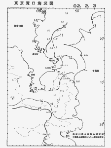 東京湾口海況図(2002/02/03)