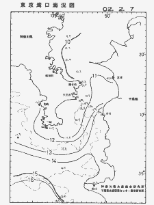 東京湾口海況図(2002/02/07)