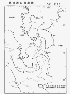 東京湾口海況図(2002/02/11)