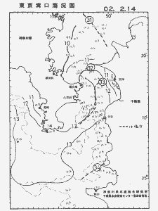 東京湾口海況図(2002/02/14)