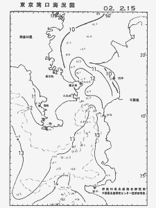 東京湾口海況図(2002/02/15)
