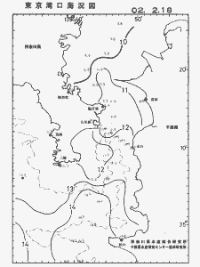 東京湾口海況図(2002/02/18)