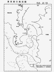 東京湾口海況図(2002/02/19)
