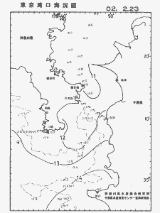 東京湾口海況図(2002/02/23)
