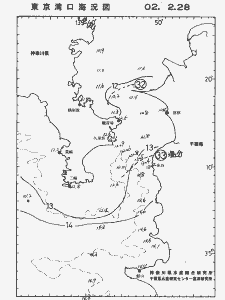 東京湾口海況図(2002/02/28)