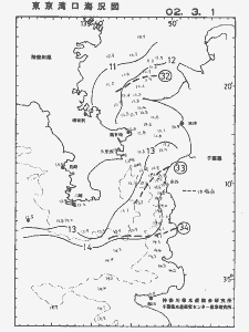 東京湾口海況図(2002/03/01)