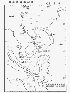 東京湾口海況図(2002/03/04)