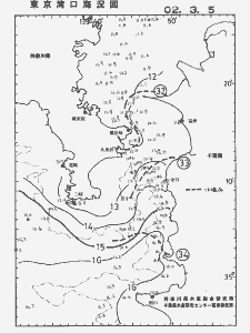 東京湾口海況図(2002/03/05)