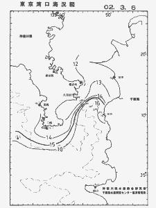 東京湾口海況図(2002/03/06)