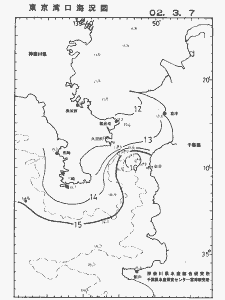 東京湾口海況図(2002/03/07)