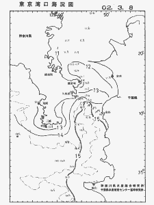 東京湾口海況図(2002/03/08)