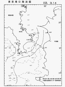 東京湾口海況図(2002/03/14)