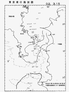 東京湾口海況図(2002/03/15)