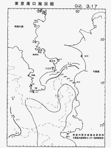東京湾口海況図(2002/03/17)
