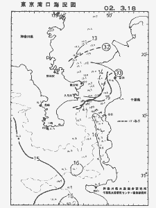 東京湾口海況図(2002/03/18)