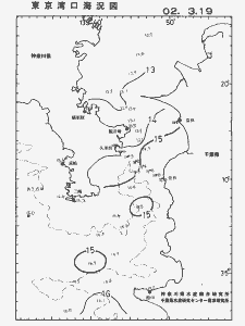 東京湾口海況図(2002/03/19)