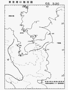 東京湾口海況図(2002/03/20)