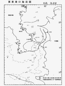 東京湾口海況図(2002/03/22)