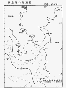 東京湾口海況図(2002/03/28)