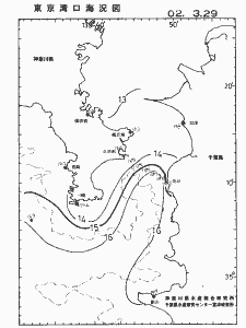 東京湾口海況図(2002/03/29)