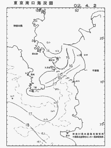 東京湾口海況図(2002/04/02)